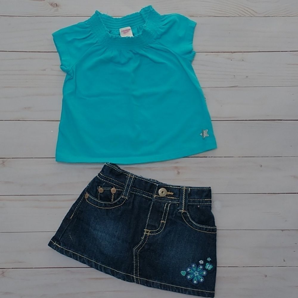 Oshkosh infant skirt and top, 3 months